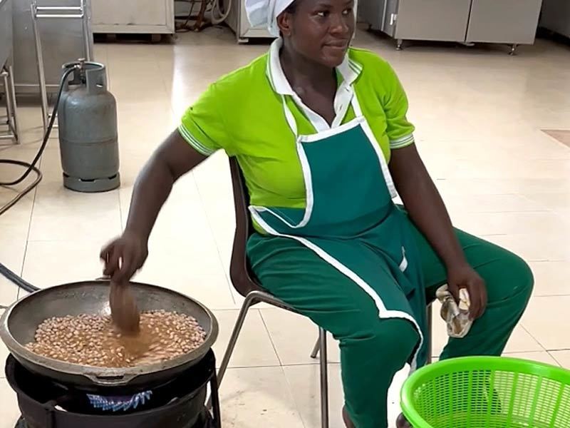 WAD - Préparation de cacahuètes grillées